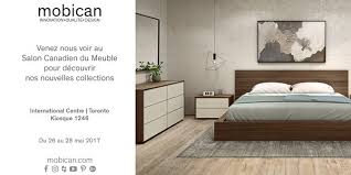 La chambre à coucher est la pièce dans laquelle nous passons la plus grande partie de notre vie. Mobican Au Salon Du Meuble De Toronto 2017 Mobican