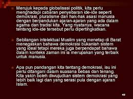 Kegemilangan tamadun islam dalam tempoh tidak kurang dari empat abad menjadi sejarah yang cukup manis dikenang oleh orang islam bahawa, suatu masa dahulu umat ini sememangnya sangat terkehadapan dalam sains dan tradisi keilmuan. Pengaruh Globalisasi Terhadap Peradaban Pengenalan N Kebanyakan Diskusi