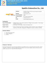 Companies, startups, investments and m&a activities, notable investors of these companies, their. List Of Thai Companies For Business Match Making In Software Expo Asia