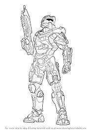 Learn How To Draw Master Chief From Halo Halo Step By Step Drawing Tutorials Halo Drawings Avengers Coloring Pages Drawings