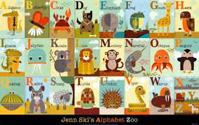 Teaches children the alphabet, numbers, counting a collection of halloween themed engaging educational jigsaw, logic and memory training puzzle games for young children. Alphabet Zoo Poster Jenn Ski Allposters Com