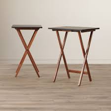 Ivana Folding Tv Tray Table Set Tv Tray Table Tray Table Folding Tv Trays