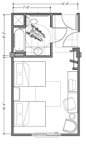 Plan 1b Accessible 13 Ft Wide Hotel Room Based On 2004 Adaag Hotel Room Design Plan Hotel Room Design Hotel Room Plan