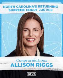 North Carolina voters have spoken and Justice Allison Riggs has been  elected to keep her seat