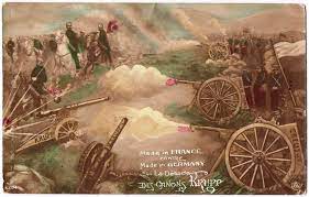 World war i largely arose from a conflict between two alliances: Made In France Vs Made In Germany David World Old Postcards Germany Postcard