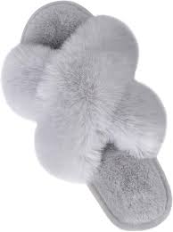 Amazon Com Women S Cross Band Slippers Soft Plush Furry Cozy Open Toe House Shoes Indoor Outdoor Faux Rabbit Fur Warm Comfy Slip On Breathable Slippers Refresh your drawers with our collection of cute and cosy socks and slippers! women s cross band slippers soft plush furry cozy open toe house shoes indoor outdoor faux rabbit fur warm comfy slip on breathable