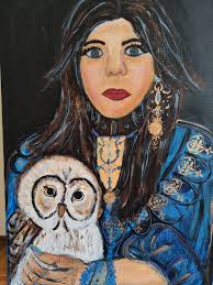 Should I lighten the face in my Georgia O'Keeffe painting?