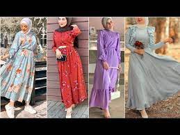 فساتين ربيع وصيف 2021 للمحجبات جديد فساتين وطرق تنسيقها للمحجبات simple et belle youtube in 2021 dresses with sleeves maxi dress dresses