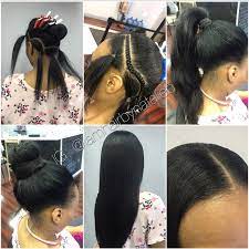 Versatile Sew In Hair Weave No Humps Or Lumps Can Be Pulled Into A High Ponytail Or Bun Call O Hair Styles Weave Hairstyles Sew In Weave Hairstyles