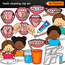 Brush your teeth images clipart. Brushing Teeth Clip Art Worksheets Teachers Pay Teachers