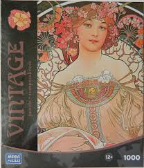Since 1891 ravensburger has been making the finest puzzles in ravensburg, germany. Reverie Lady Alphonse Mucha Art Nouveau Jigsaw Puzzle 1000 Pc New In Box Mucha Art Alphonse Mucha Art Art