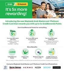 Earn 1.5 points for every dollar you spend on eligible purchases. Maybank Grab Mastercard Credit Card Everything You Need To Know
