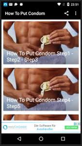 After ejaculation has occurred, while fully erect pull out while holding the. Download How To Put Condom Apk For Android Free