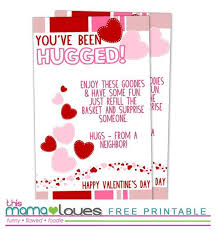 You Ve Been Hugged Valentine Surprise Valentines Surprise Valentines School Valentine Fun