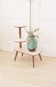 60er Jahre Blumenbank Blumenhocker Vintage Blumentreppe Etsy Table Flowers Kidney Table Vintage Flowers