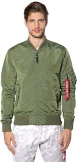 Zip fastening, two buttoned front pockets. Alpha Industries Ma 1 Tt Slim Fit Nylon Bomber Jacket 125 Luisaviaroma Lookastic
