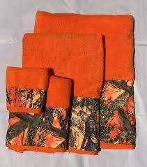 Find great deals on towel sets at kohl's today! Camo Fire Orange Towels Set Of 4