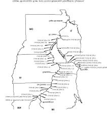 Map Of Upper Mississippi And Illinois Rivers With Locks And