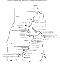 map of upper mississippi and illinois rivers with locks and