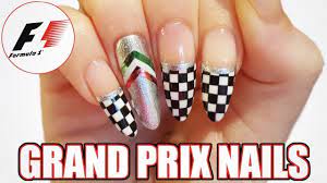 La penalità ad hamilton avrebbe dovuto essere più severa, ha detto l'olandese. Diy F1 Grand Prix Nail Art Youtube