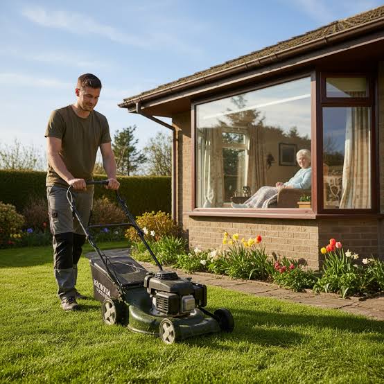 Lawn aeration and spring garden health inspection in Erith