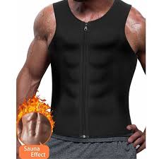 Advanced bodyweight home workout #3: Slimbelle Slimbelle Men Zipper Waist Trainer Vest Weight Loss Hot Sweat Slimming Body Shaper Neoprene Sauna Suit Workout Tank Top Walmart Com Walmart Com