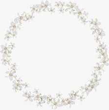 White Flowers Circle Pattern Flower Png Images Circle Clipart Clip Art