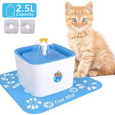 Pet Fountain Cat Fountain Dog Cat Water Dispenser 2 5l Cat Water Fountain Automatic Drinking Water Bowl With Cat Water Fountain Dog Water Fountain Cat Fountain
