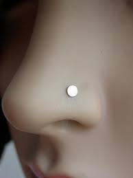 Tiny Disc Sterling Silver Nose Stud Nose Stud Nose Jewelry Unique Nose Rings