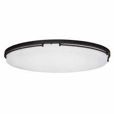 Home decor & interior / exterior ideas in 2016. Hampton Bay 32 Inch Rail Oil Rubbed Bronze Integrated Led Flush Mount The Home Depot Canada