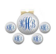 Golf Ball Markers Magnetic Golf Ball Monogram Set Of 5 Etsy Ball Markers Golf Ball Markers Golf Ball