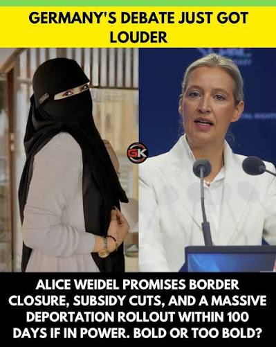 Germany's Political Debate Intensifies as Alice Weidel Pushes for Tougher Immigration Policies Germany's political debate is becoming increasingly intense as Alice Weidel continues to advocate stricter immigration controls, reductions in certain government