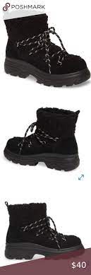 Bp Summit Faux Fur Chunky Boot Nwt 3p2c P2e Chunky Boots Lace Up Boots Boots