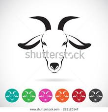 Black And White Goat Vector Goat Black And White Stock Photos Images Pictures Shutterstock Image Vector Images White Image
