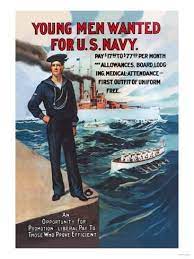 $28.0 vintage us navy recruiting posters guardians of freedom always alert lot. Pin On History