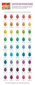 Your Everything Guide To Dyeing Easter Eggs The Old School Cool Way Sheknows Mccormick neon food coloring _ my video museum infographic the food color chart tutorial food colour mixing chart dyeing easter eggs the old school cool