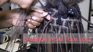 This is because they last longer than many other protective styles. Crochet Faux Locs With Brazilian Wool Hair Youtube