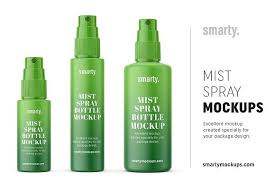 Mist Spray Bottles Mockup Bottle Mockup Mist Spray Spray Bottle