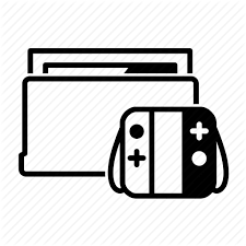 Part of a collab with @/yariisin on instagram! Nintendo Switch Logo Clipart Video Game White Transparent Clip Art