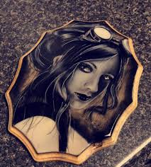 I love this group, I find so many inspirational pieces. I posted an engine  cover previously that we hyprodipped and painted cogs and gears (added  again as I loved it) and this