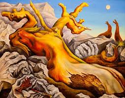 Symbolic Landscape By Diego Rivera
