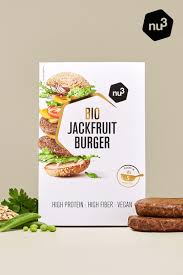 Nu3 Jackfruit Burger Bio Steak Vegetarien In 2020 Jackfruit Burger Jackfruit Burger