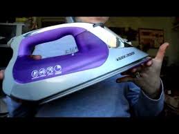 Black And Decker One Step Steam Reviews Review Black Decker Ir1160s Precision Point Nonstick Soleplate Steam Iron Youtube