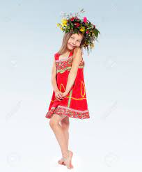 Adorable Little Girl Dressed As Lesya Ukrainka.Concept Of Childhood And  Family Values. Stock Photo, Picture and Royalty Free Image. Image 31605565.