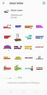 Silahkan menikmati gratis stiker misuh jowo untuk. Stiker Wa Misuh For Android Apk Download