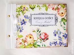 Przepiękna księga gości weselnych zdobiona przepiękną i minimalistyczną grafiką. Ksiega Gosci Weselnych Diy Recznie Wykonana Pamiatka Haart