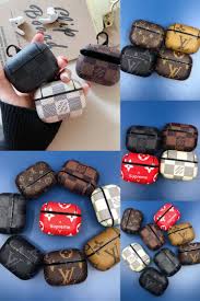 Louis Vuitton Leather Airpods Pro Case Iphone Leather Case Airpods Pro Marquise Jewelry