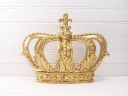 Gold Princess Crown Gold Crown Crown Wall Decor Little Girls Room Decor Cibinlik