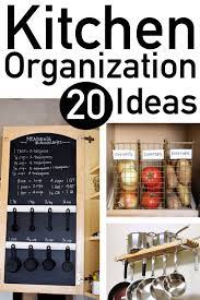 20 Brilliant Kitchen Organization Ideas The Unlikely Hostess Kitchen Organization Kitchen Organization Diy Diy Kitchen