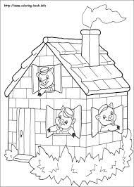 Customize the letters by coloring with markers or pencils. The Three Little Pigs Coloring Picture